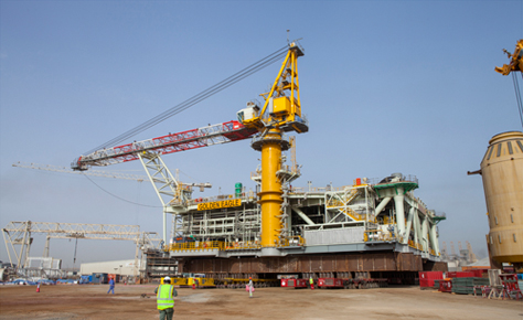 2013: Lamprell delivers their first wellhead deck for the North Sea to client Nexen