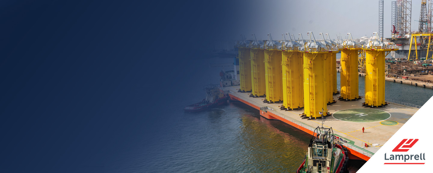 Lamprell has delivered hundreds of wind turbine generator foundation structures for the offshore wind sector