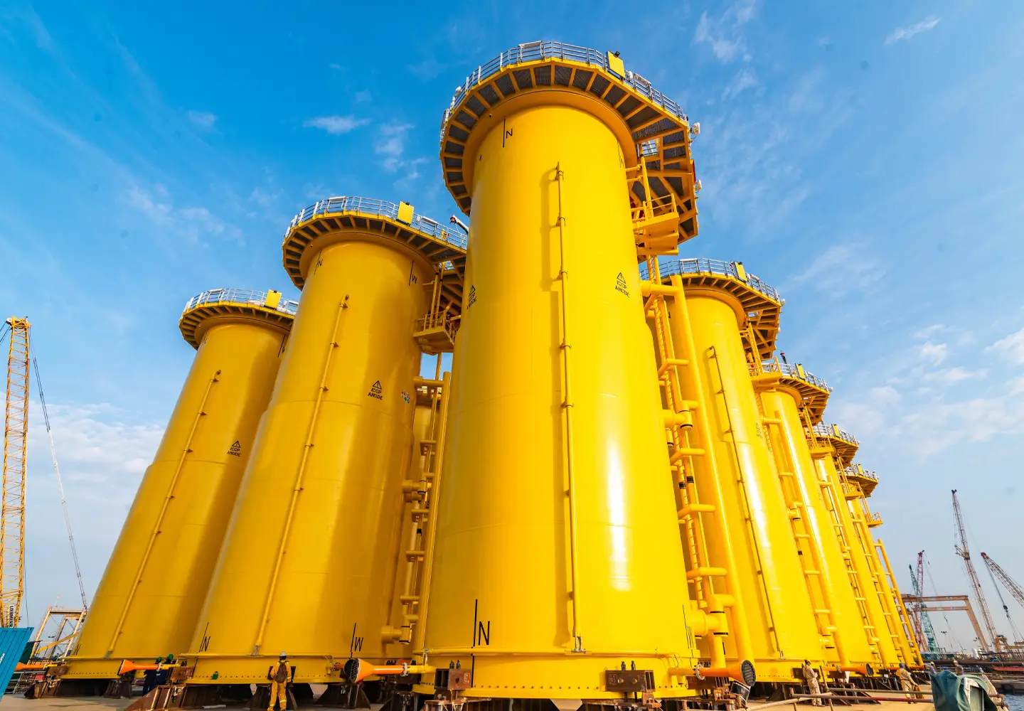 Lamprell transition pieces offshore wind turbine