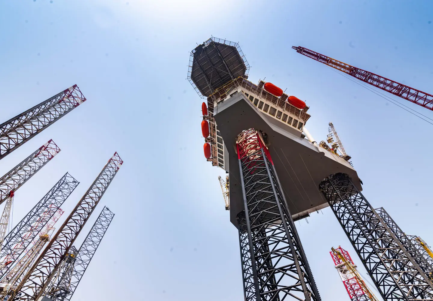 Lamprell offshore jack up drilling rig