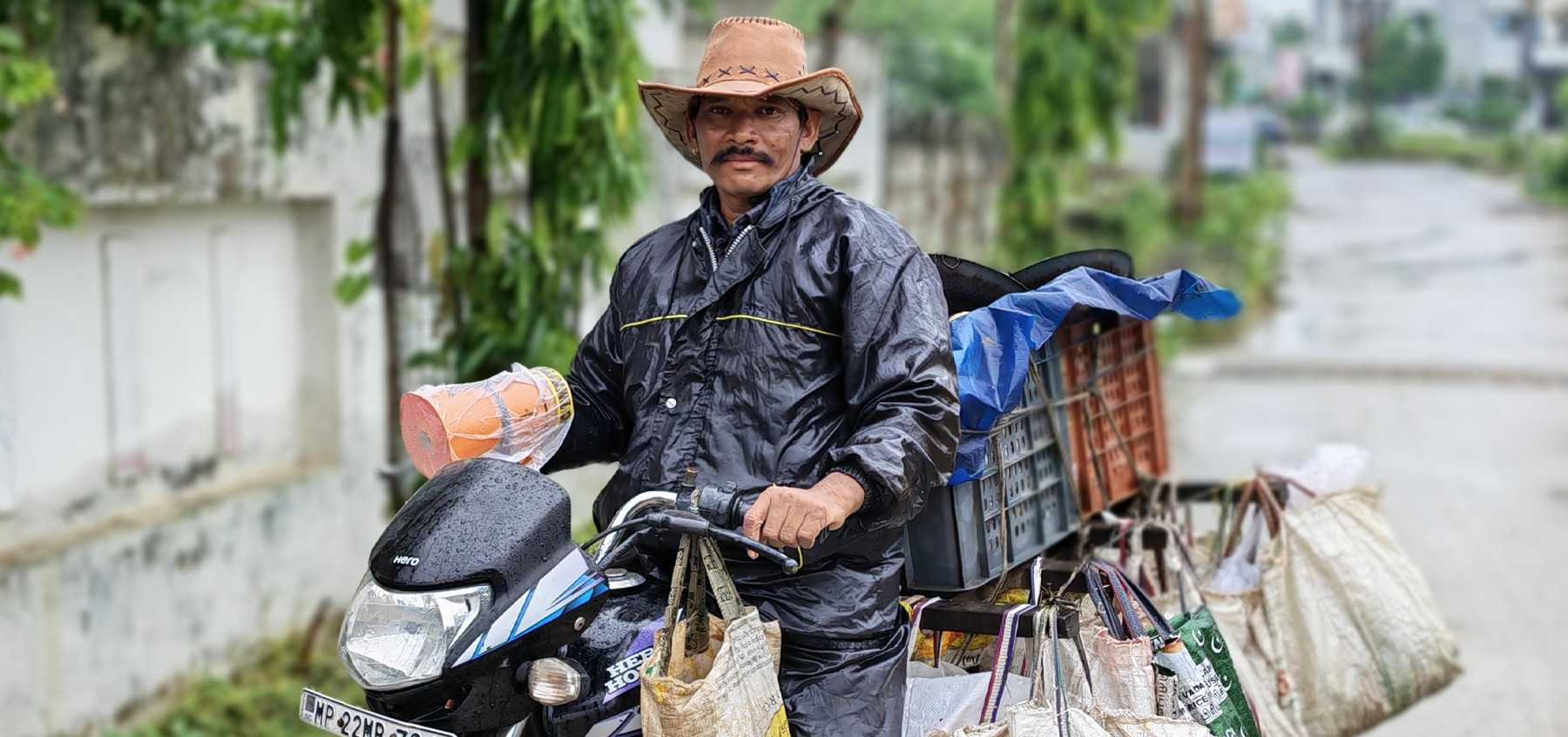 *Resilience on two wheels* by Lokesh Rahangdale